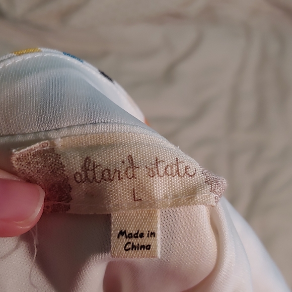 Alter’d State Strip Tie Front Cut Out Summer Dress - Picture 3 of 5